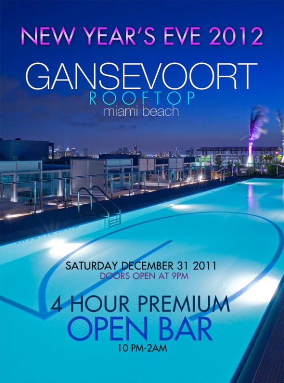 New Years Eve @ Rooftop At The Gansevoort
