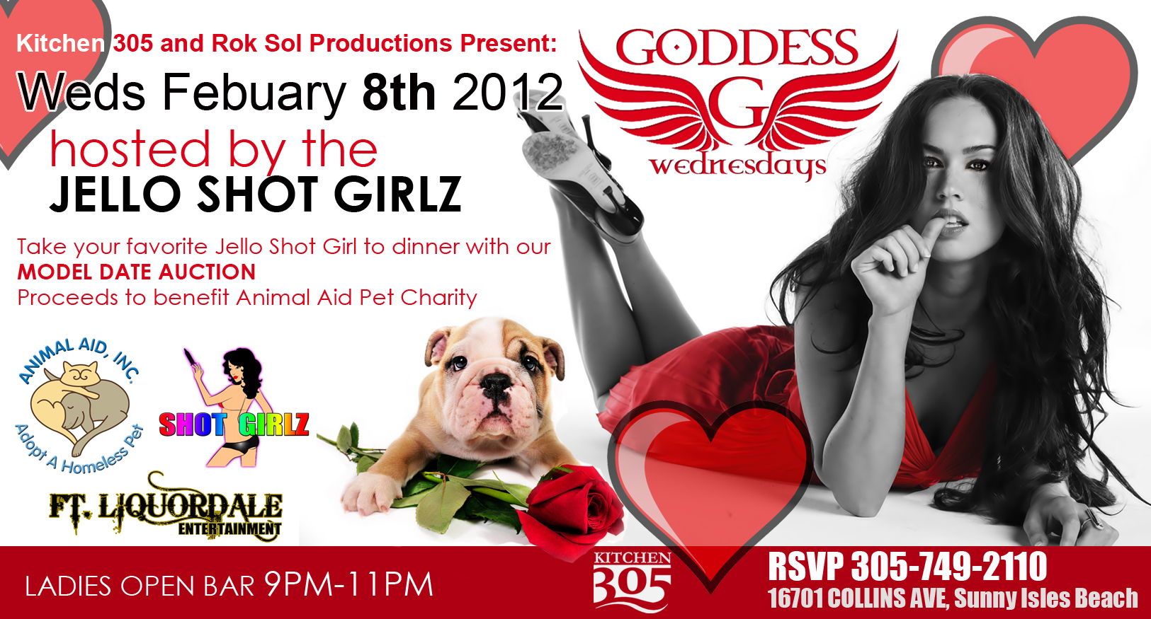 Pre-Valentines Day Model Auction at Kitchen 305