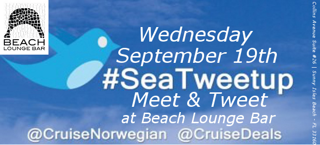 SeaTweetup Meet & Tweet at Beach Lounge Bar September 19th
