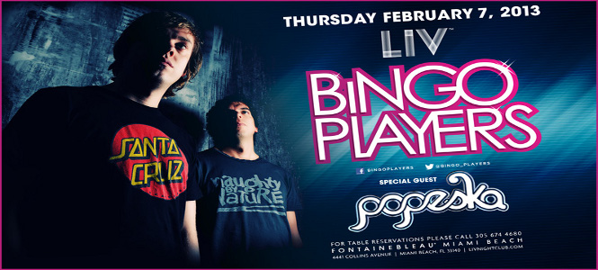 Bingo Players At LIV Nightclub Thursday February 7th