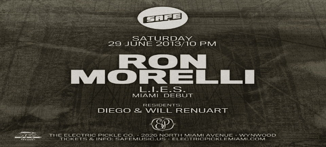 Ron Morelli at The Electric Pickle Saturday June 29th