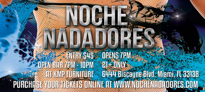 Noche Nadadores Swimsuit Fashion Show September 28th