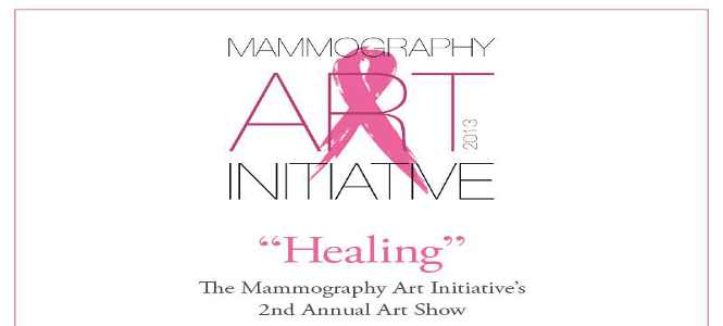 The Mammography Art Initiative’s 2nd Annual Art Show October 5th