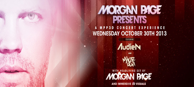 Mansion Miami Presents the Morgan Page 3D LED Concert October 30th featuring Audien & Maor Levi