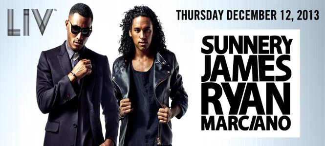 Sunnery James & Ryan Marciano at LIV Nightclub Miami December 12th