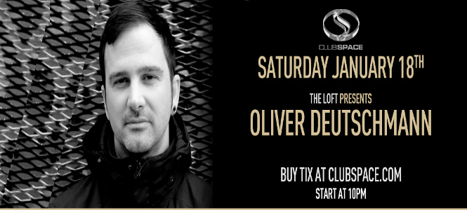 Oliver Deutschmann at Club Space Miami January 18th