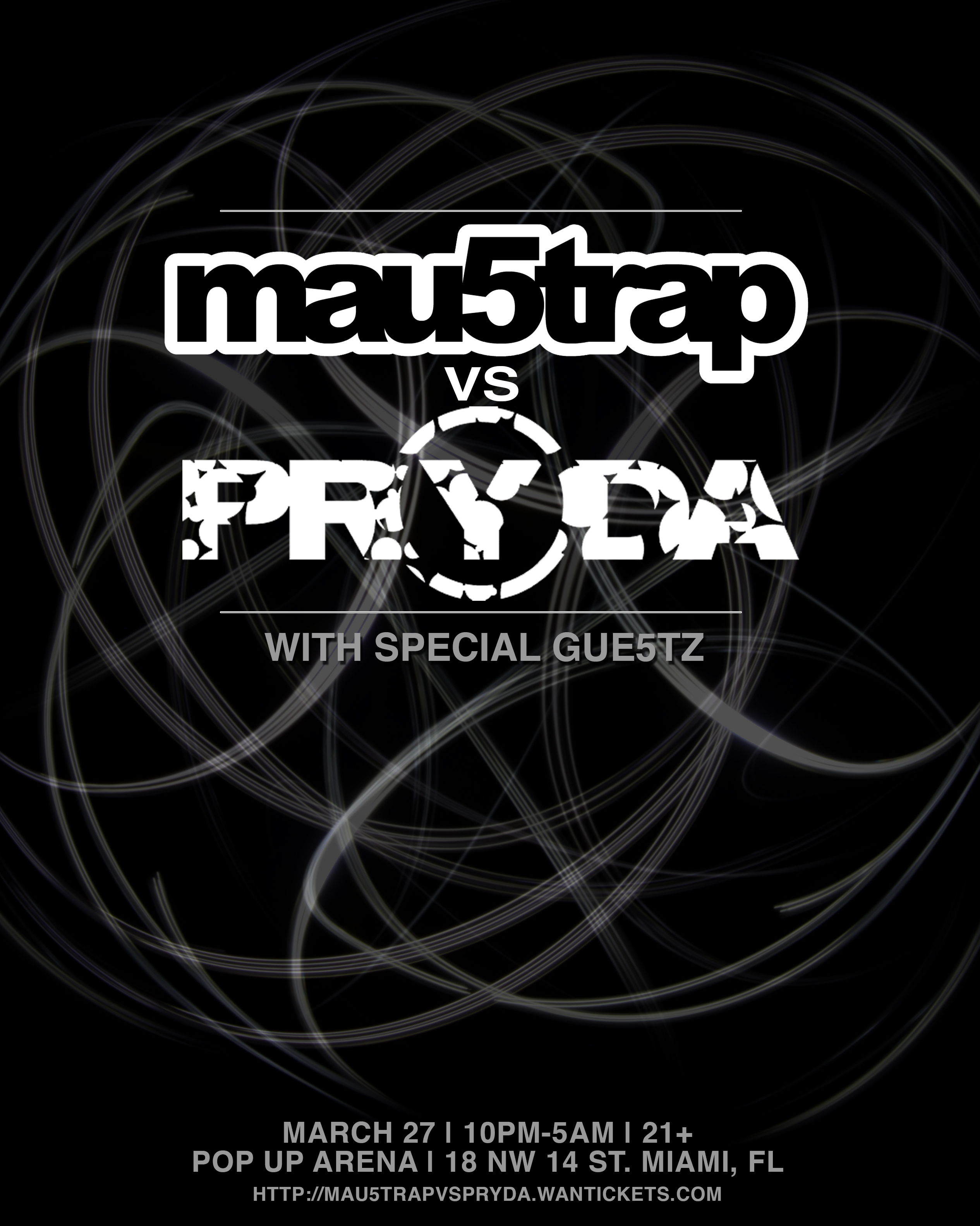 Mau5trap vs Pryda at Ice Palace Studios for MMW 2014 March 27th