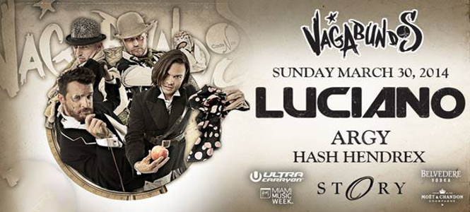 Ultra 2014 Luciano at STORY Miami Sunday March 30th