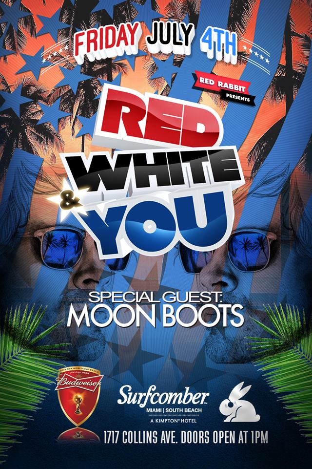 Red White & You @ Surfcomber for 4th of July Weekend Miami