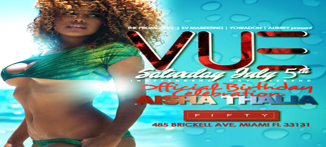 VUE Pool Party July 4th Weekend at FIFTY Miami