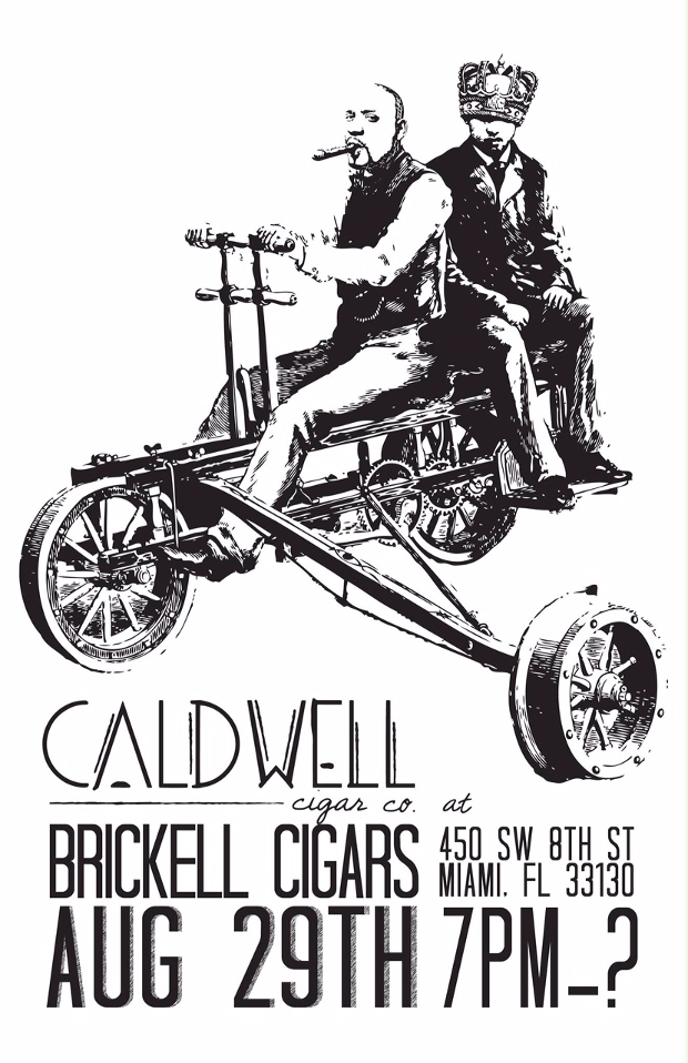 Caldwell Cigars at Brickell Cigars August 29th