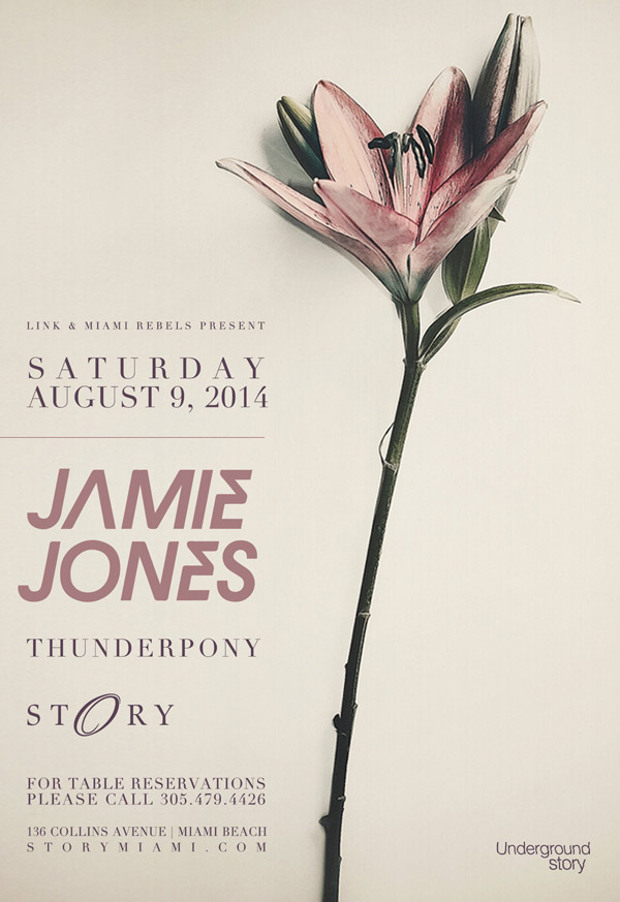 Jamie Jones at STORY Nightclub Miami Saturday August 9th