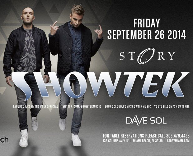 Showtek at STORY Nightclub Miami September 26th