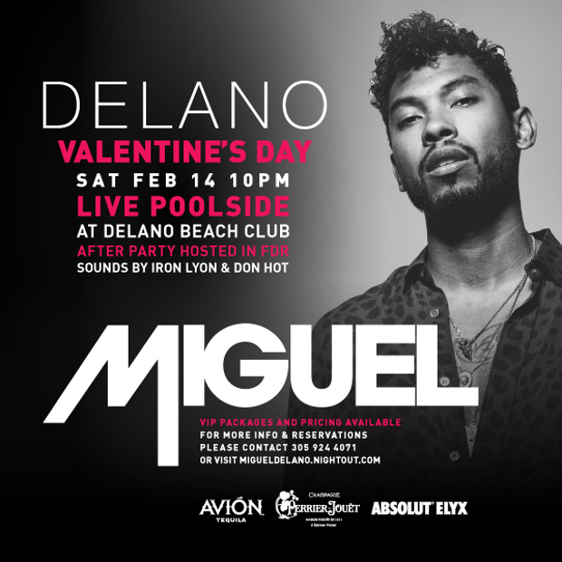 Miguel at the Delano Valentines Day 2015