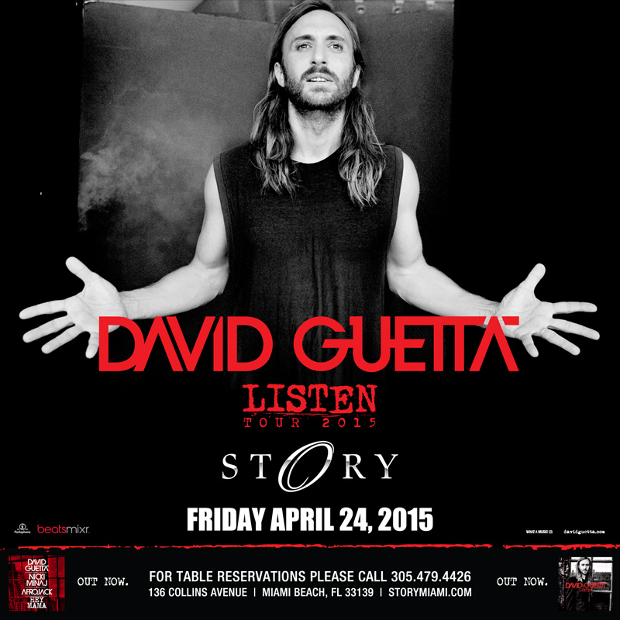 David Guetta at STORY Miami April 24th
