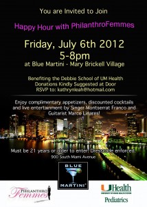 PhilanthroFemmes Fundraiser at Blue Martini Brickell