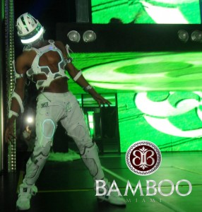 Tron Like Dancer at Bamboo