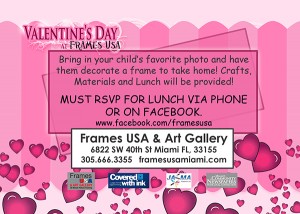 Valentines crafts at Frame USA Miami Valentines crafts at Frame USA Miami