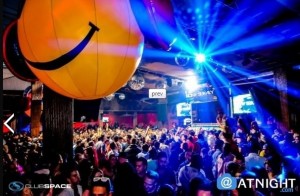 The terrace at Club Space Miami